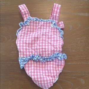 smocked bathing suit